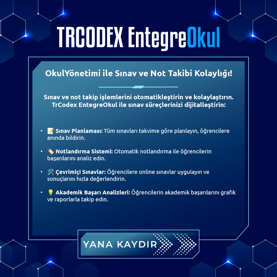 EntegreOkul - MobilOkul Yazılım Sistemi - Görsel 4